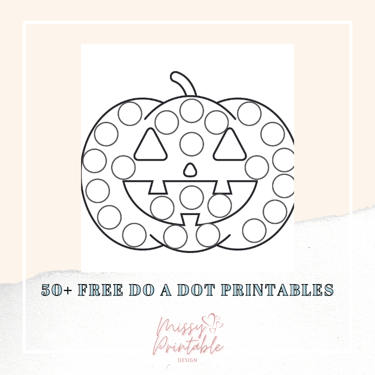 50+ Free Do a Dot Printables MissyPrintableDesign