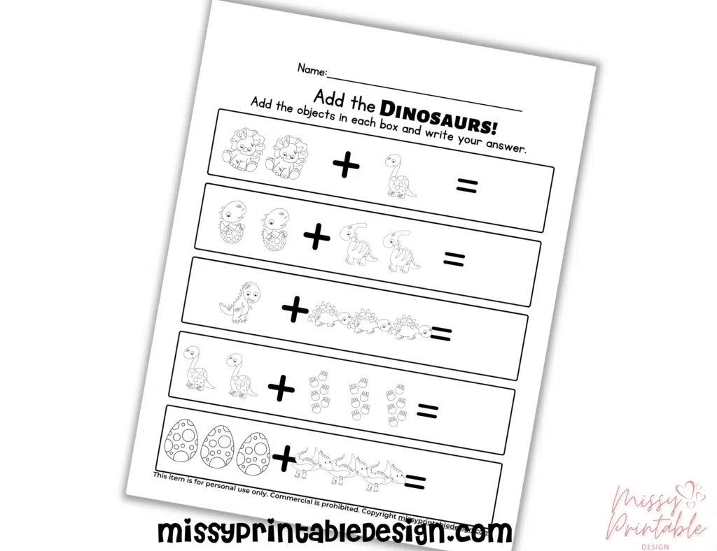 dinosaur addition