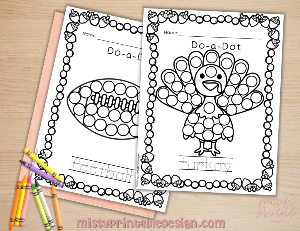 Thanksgiving Dot Marker