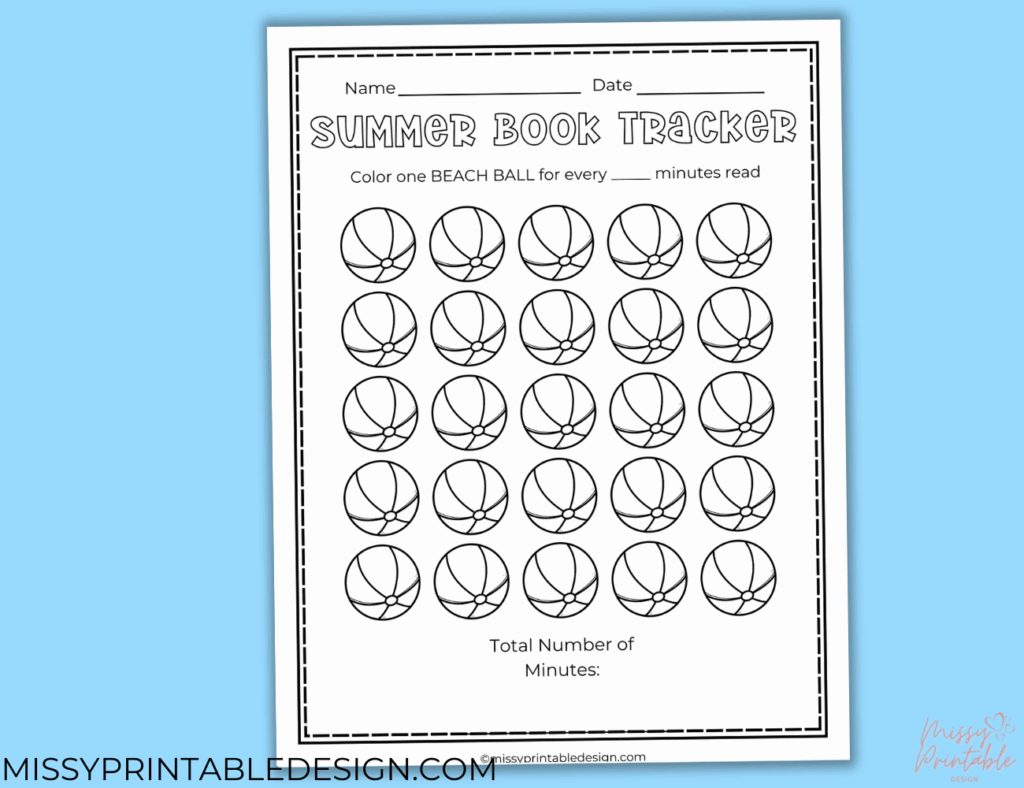 Summer Reading Tracker